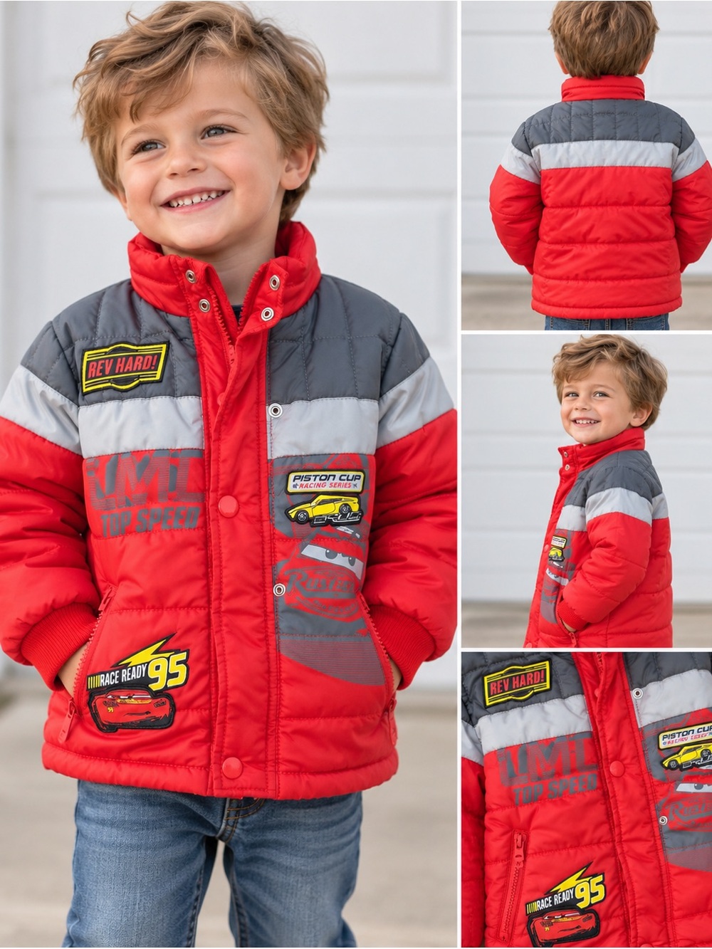 Disney cars size 3t puffer coat NWOT animated